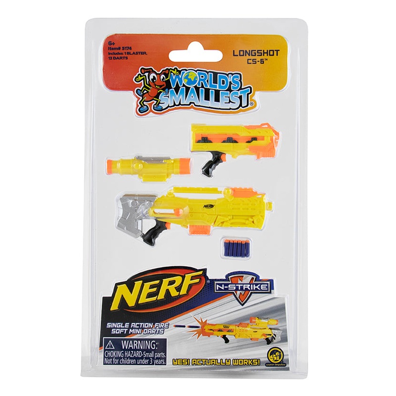 World's Smallest Nerf Blasters