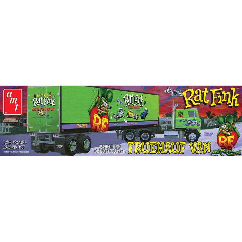 1/25 Fruehauf Beaded Van Trail Hauler - Rat Fink
