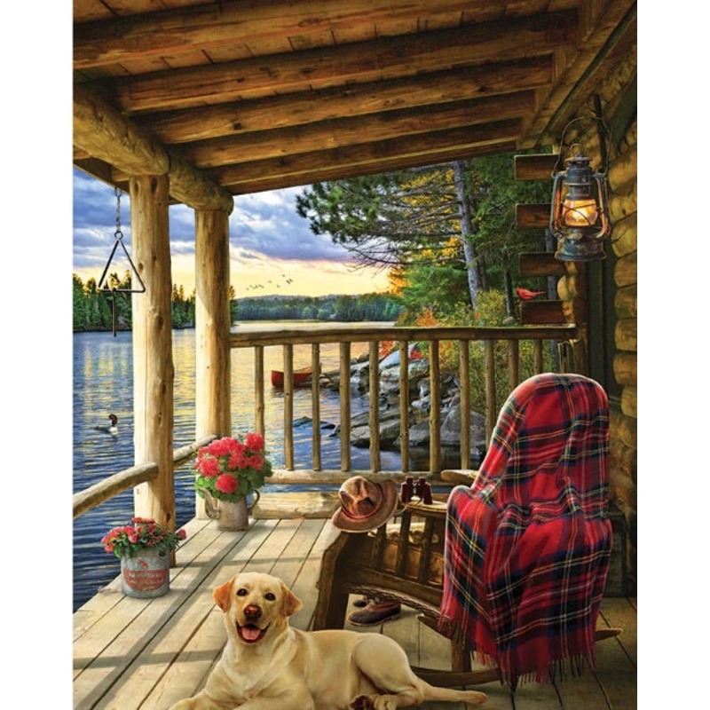 Cabin Porch 1000pc Jack Pine Puzzle