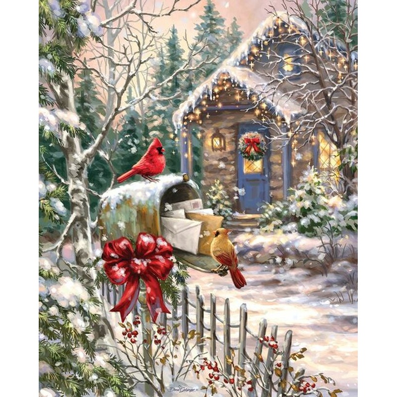 Cardinal Cottage 1000pc Puzzle