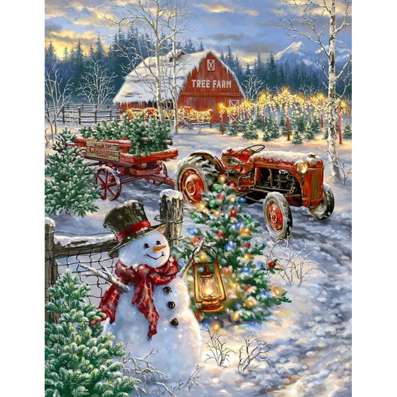 Christmas Tree Farm 500pc Puzzle