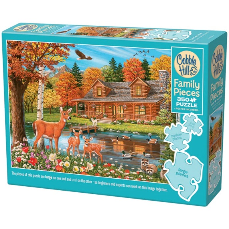 Cottage Pond 350pc Puzzle