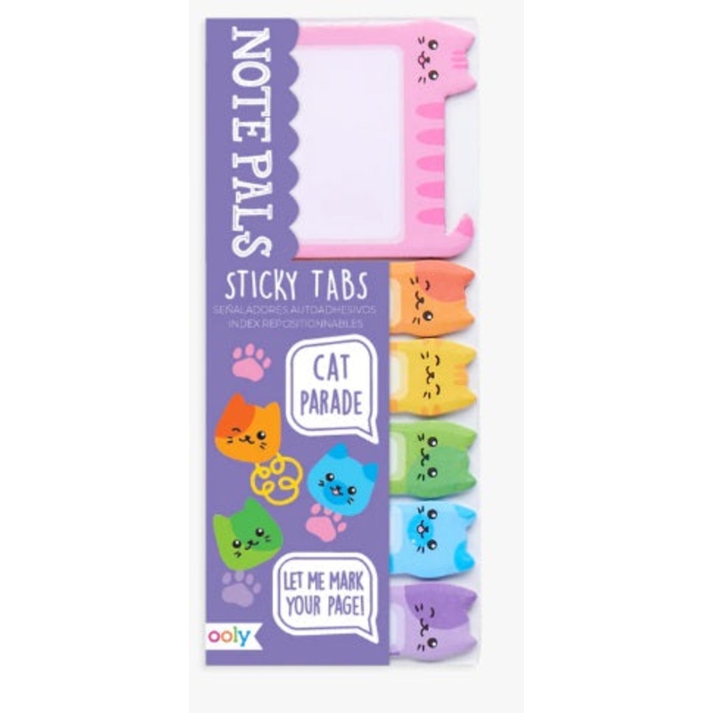 Note Pals Sticky Tabs - Cat Parade