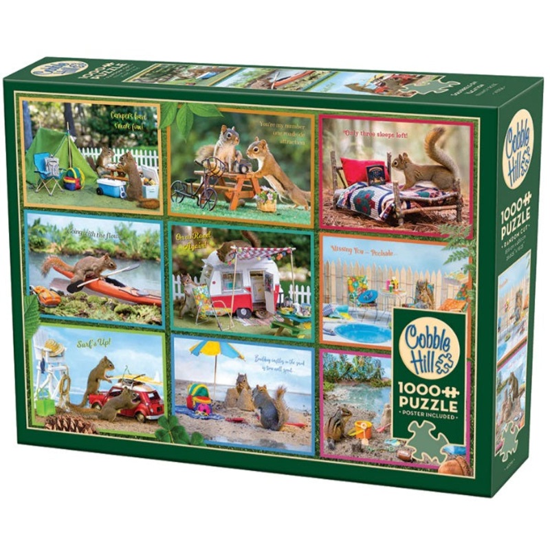 Squirrels on Vacation 1000pc Puzzle