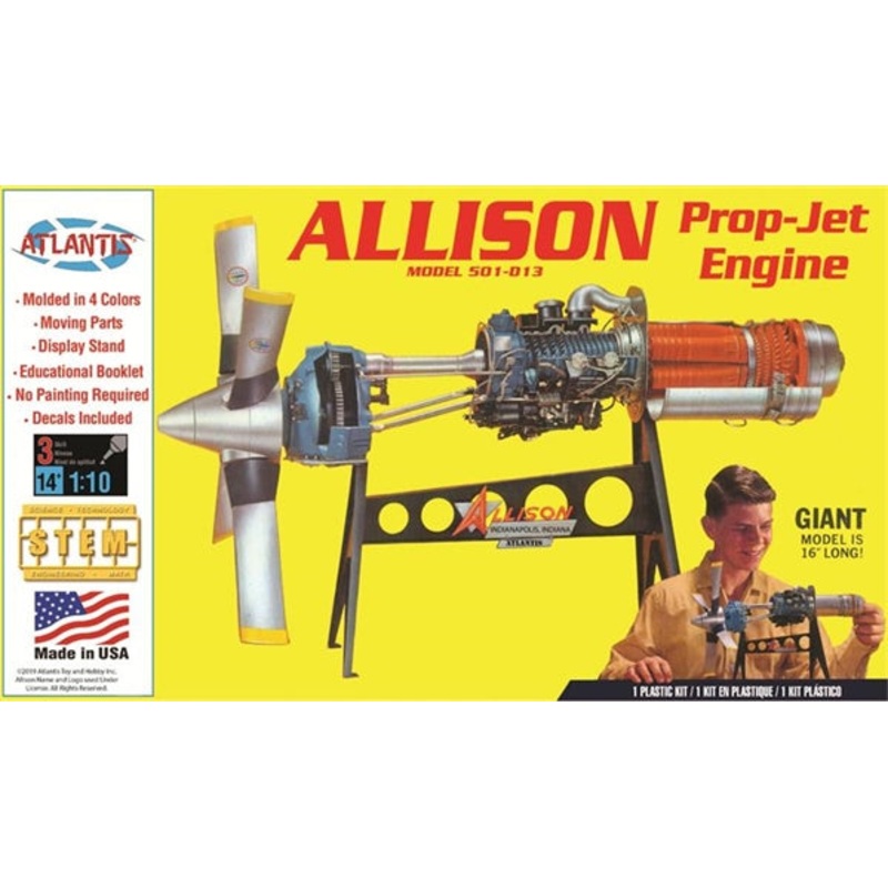 1/10 Allison Prop-Jet Engine