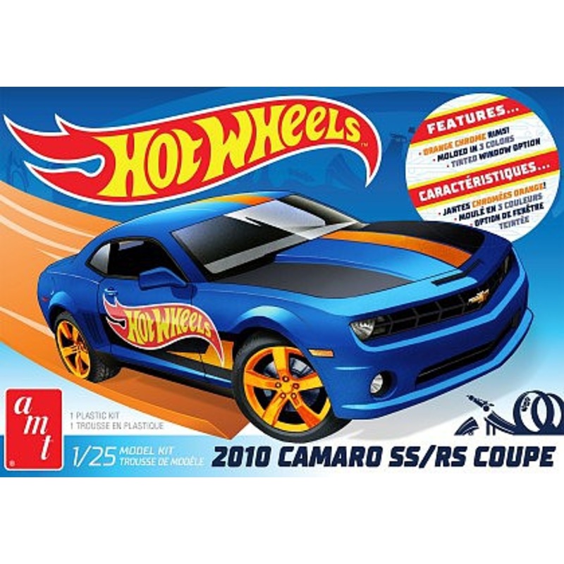 1/24 2010 Chevy Camaro Hot Wheels Plastic Model Vehicle Kit