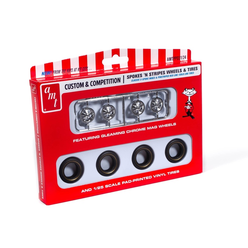 1/25 Spokes & Stripes Wheels & Tire