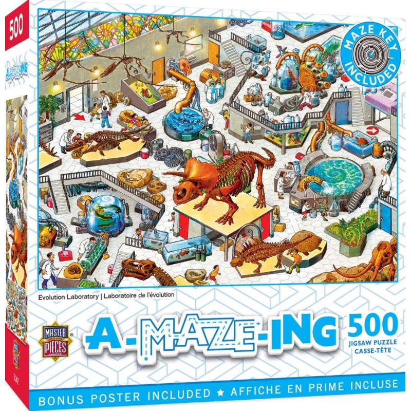A-Maze-Ing - Evolution Laboratory 500pc Puzzle