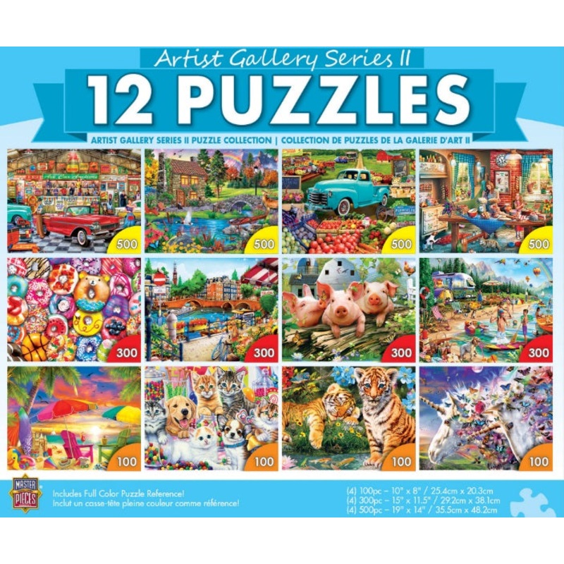 Artist Gallery 12 Pack Puzzles