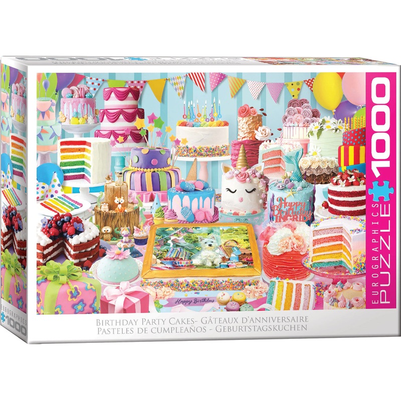 Birthday Cake Party 1000pc Puzzle