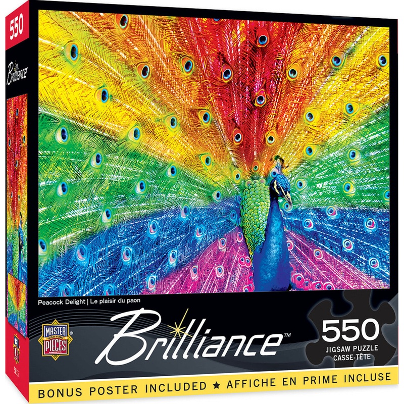 Brilliance - Peacock Delight 550pc Puzzle