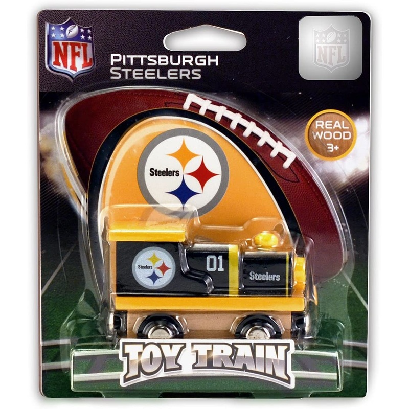Masterpiece NFL Pittsburgh Steelers Wooden Train