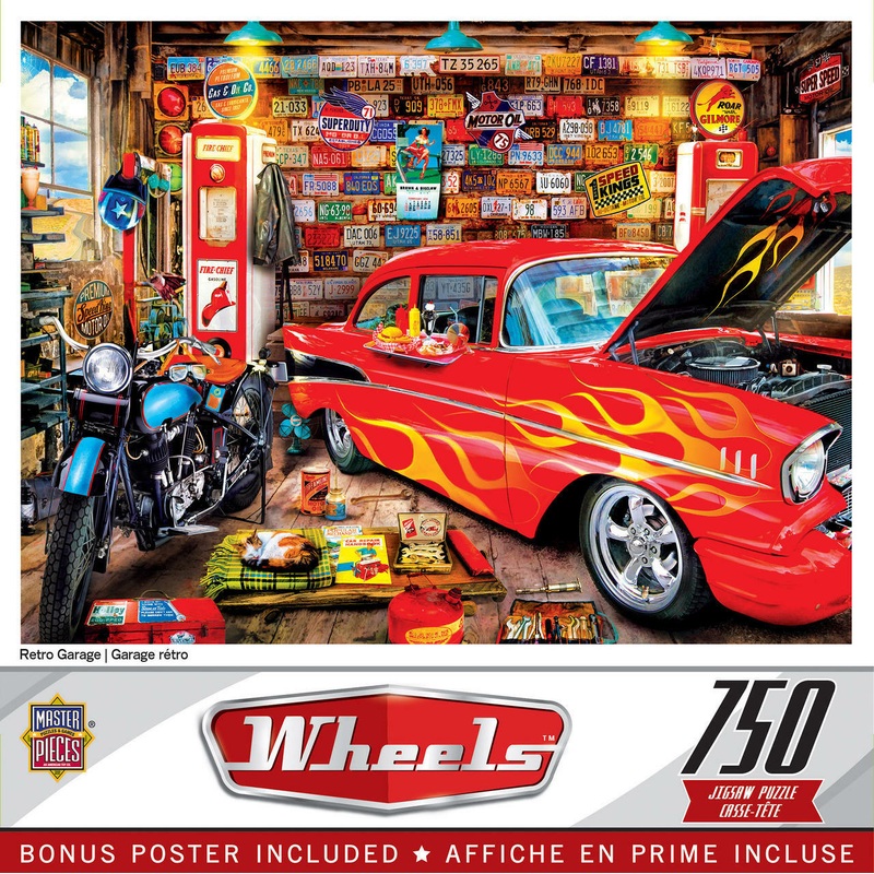 Retro Garage 750pc Puzzle