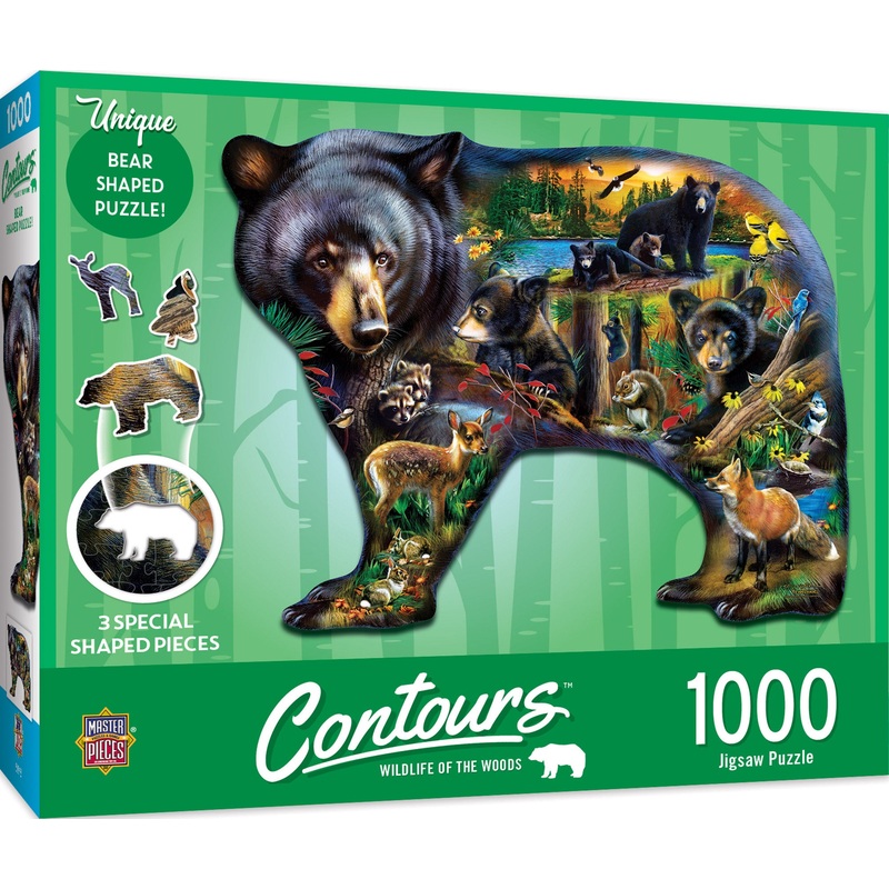 Wildlife of the Woods 1000pc Puzzle