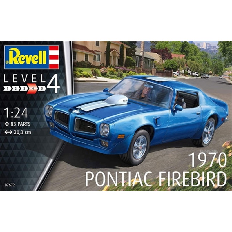 1/24 1970 Pontiac Firebird w/Paint/Glue