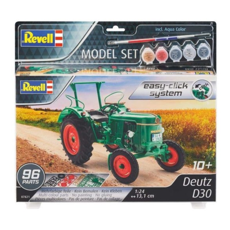 1/24 Deutz D30 Tractor with Paint Snap Together