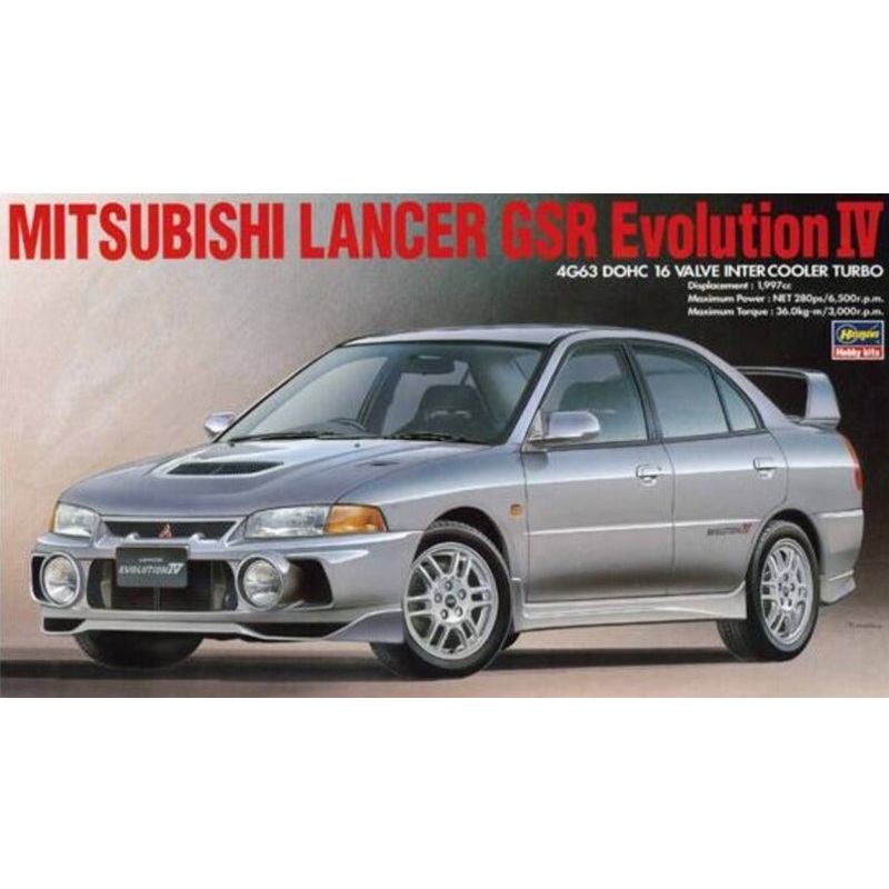1/24 Mitsubishi Lancer GSR Evo IV