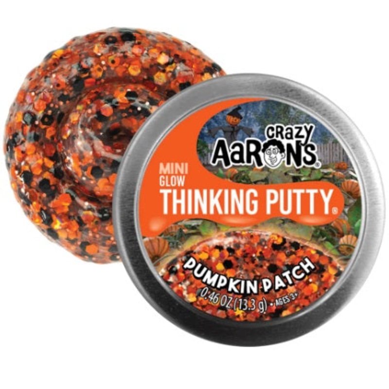 2" Pumpkin Patch Glow Thinking Putty