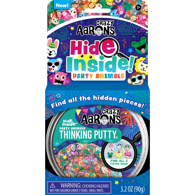 4" Party Animal Hide Inside Thinking Putty