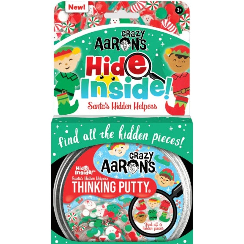 4" Santa's Hidden Helper Thinking Putty CRAHE020
