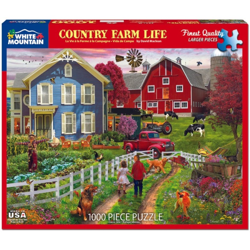 Country Farm Life 1000pc Puzzle