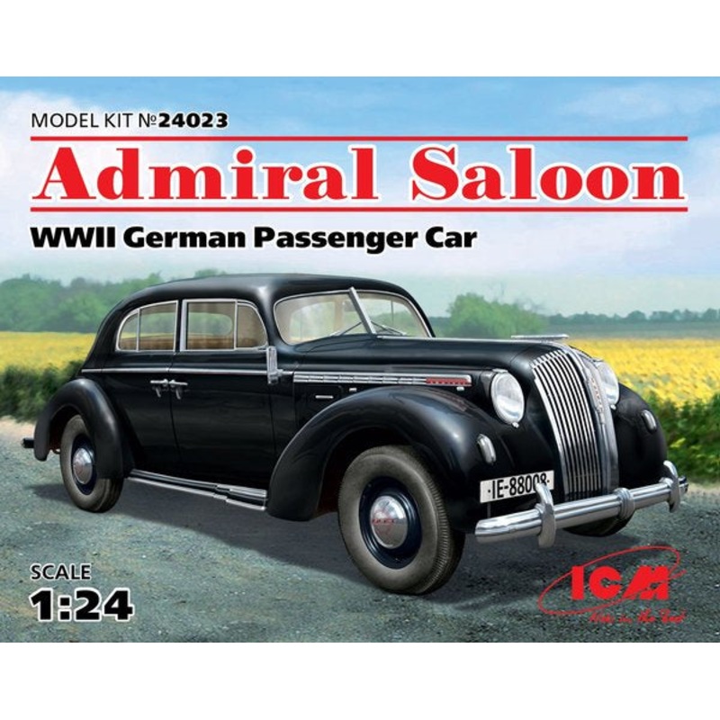 1/24 Admiral Saloon WWII German Passenger Car