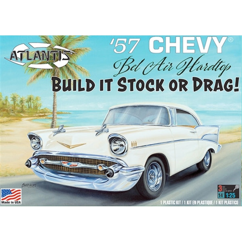 1/25 1957 Chevy Bel Air Hardtop (2 'n 1) Stock or Drag