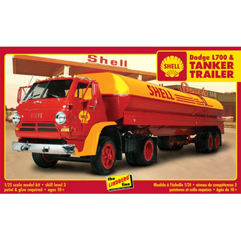 1/25 Dodge L700 with Shell Tanker
