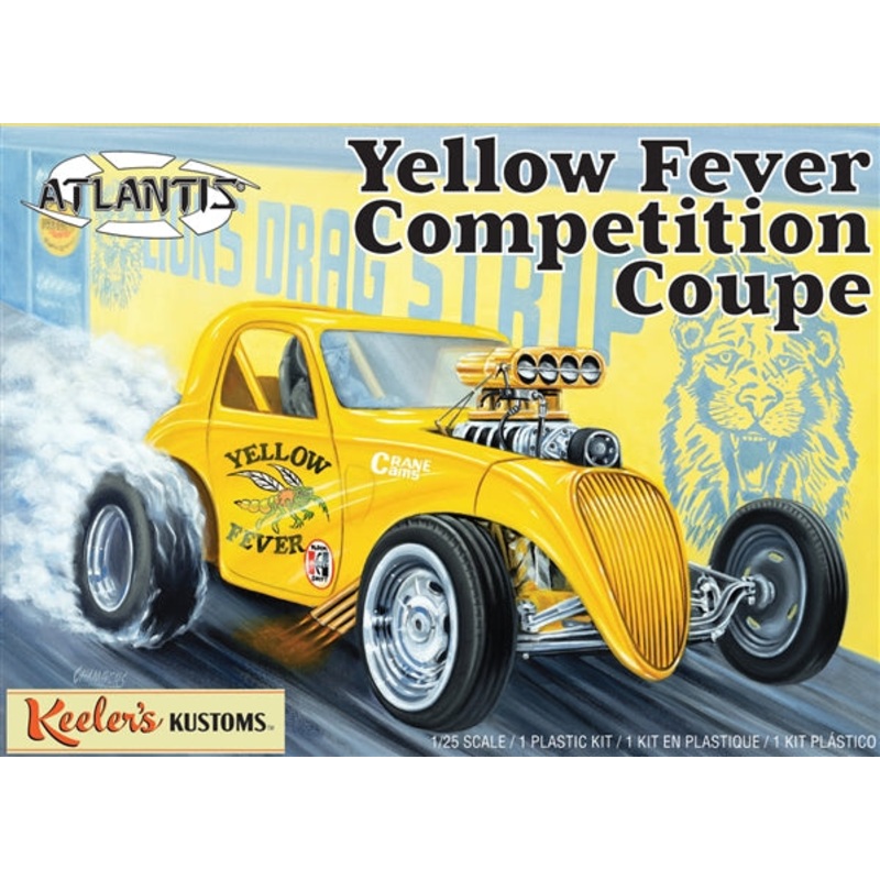 1/25 Keeler's Kustoms Yellow Fever Competition Coupe