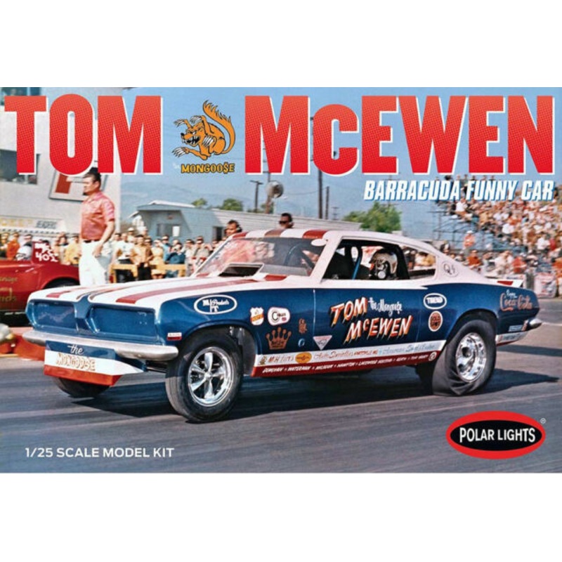 1/25 Tom Mongoose McEwen 1969 Barracuda Funny Car