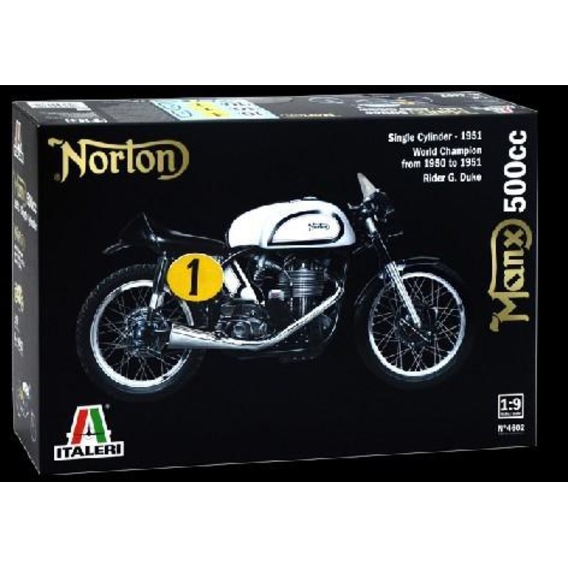 1/9 1951 Single Cylinder Motorcycle Manx 500CC