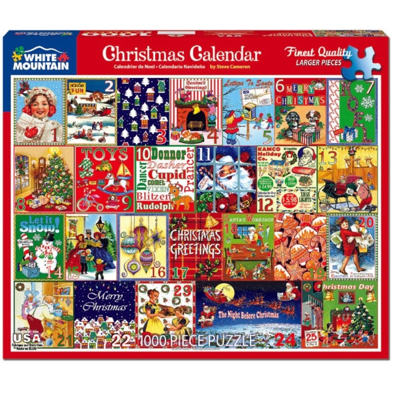 Christmas Calendar 1000pc Puzzle