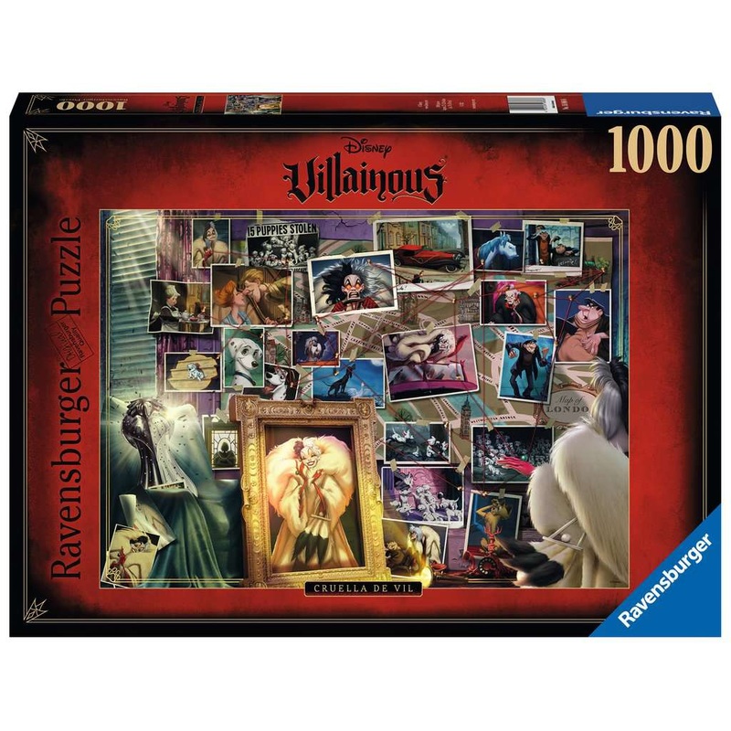 Cruella de Vil Villainous 1000pc Puzzle