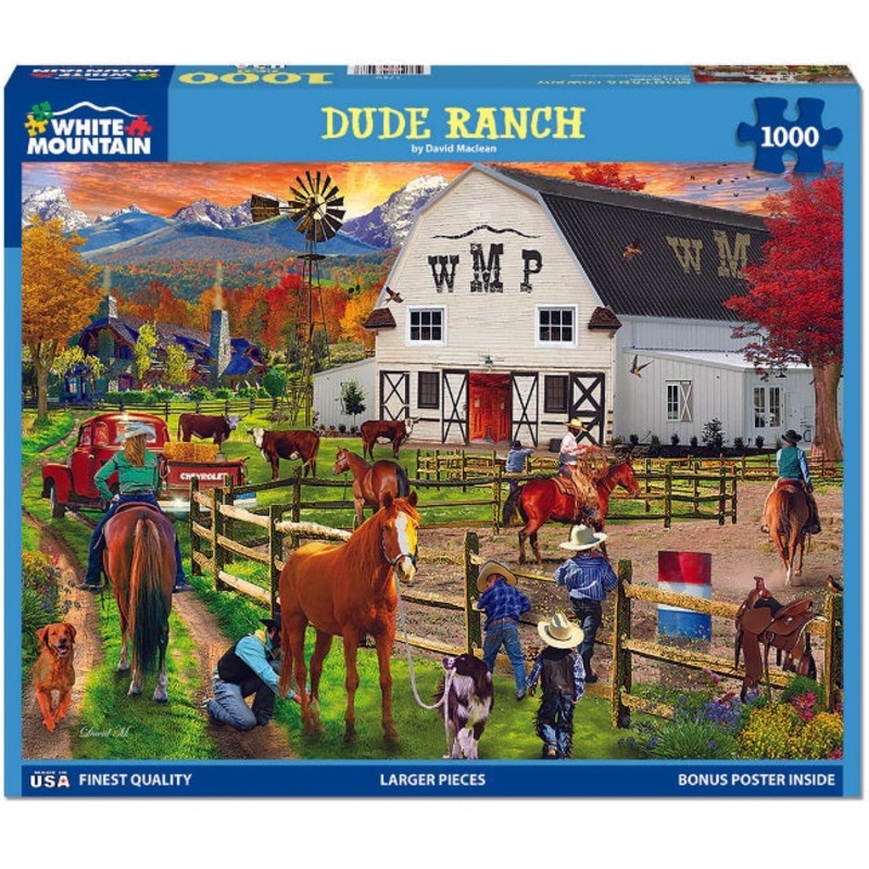 Dude Ranch 1000pc Puzzle