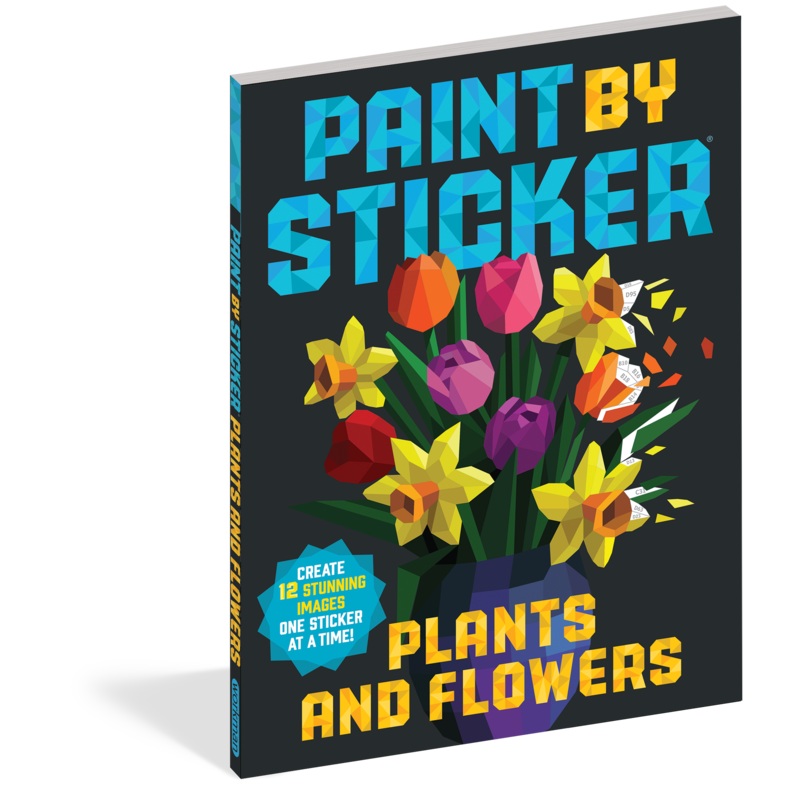 Paint by Sticker: Plants and Flowers