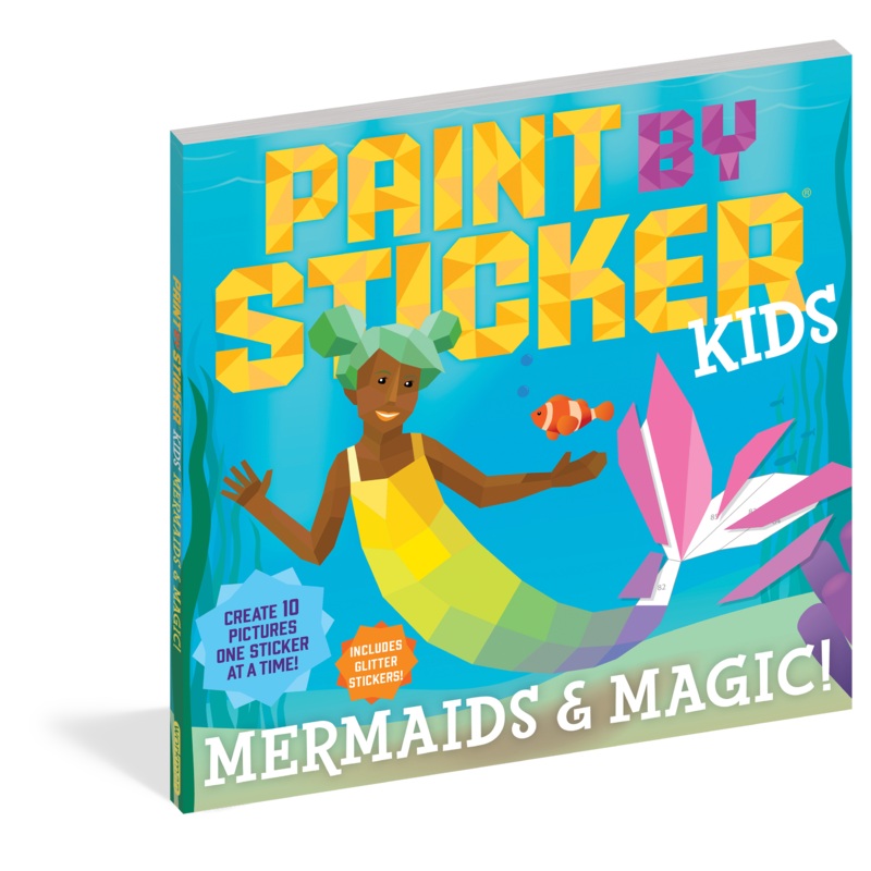 Paint By Stickers Kids Mermaids and Magic
