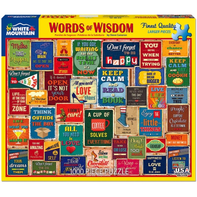 Words of Wisdom 1000pc Puzzle