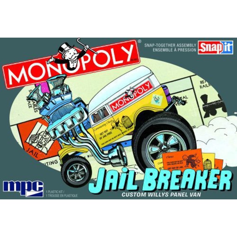 1/25 Monopoly Jail Breaker Willys Snap Together