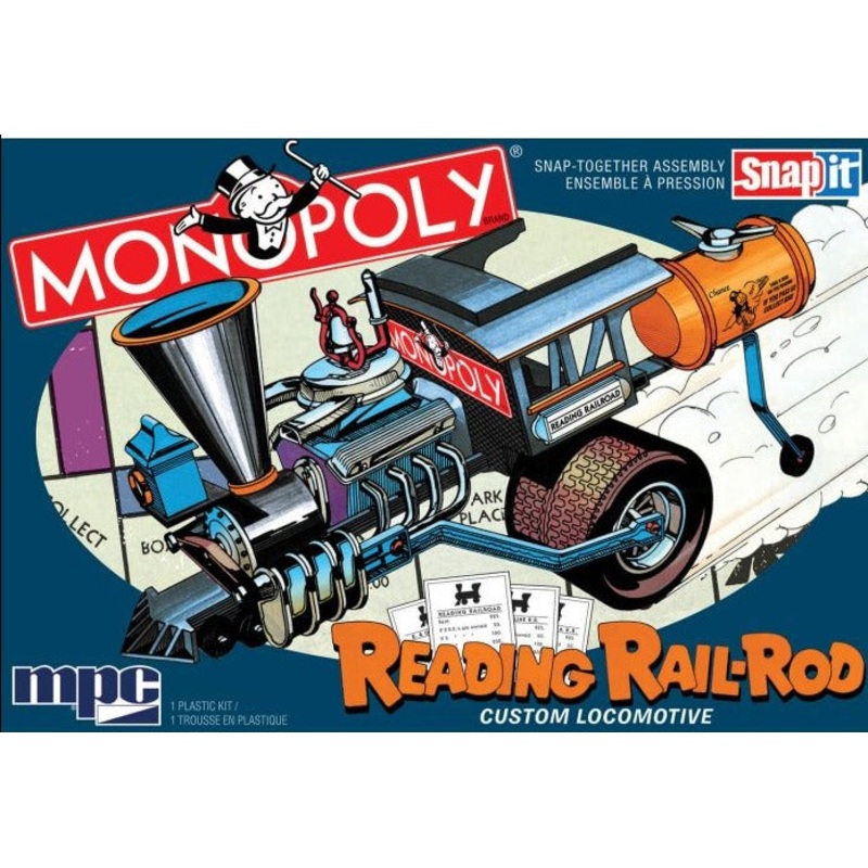 1/25 Monopoly Reading RR Loco