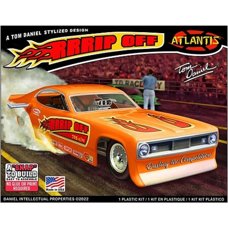 1/32 Tom Daniel's Rrrip Off Funny Car Snap Together