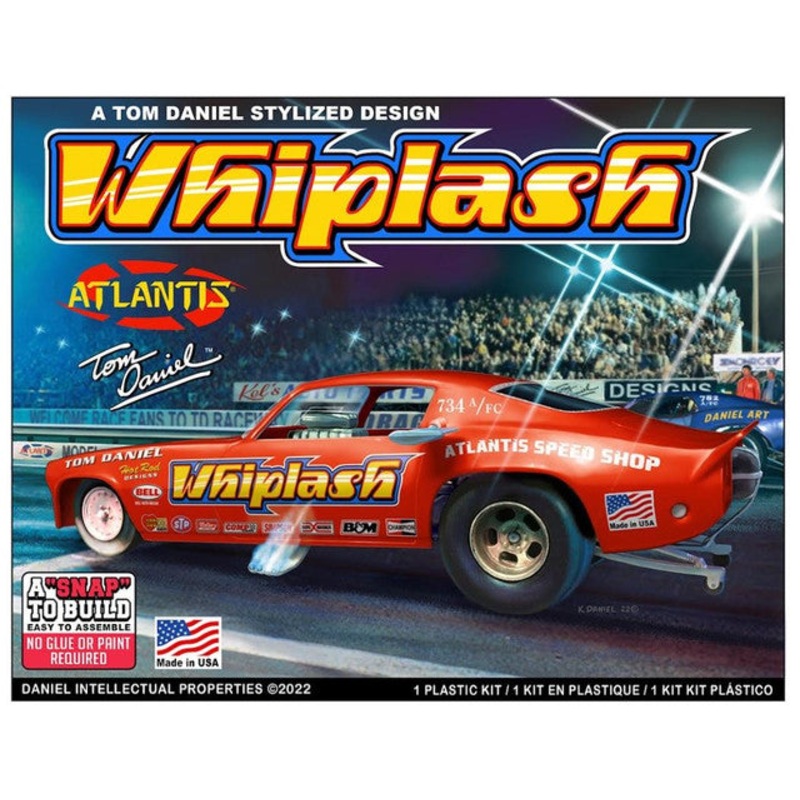 1/32 Tom Daniels Whiplash Funny Car Snap Together