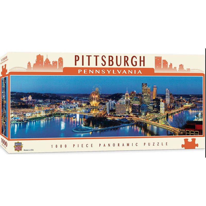 American Vista Panoramic Pittsburgh 1000pc Puzzle