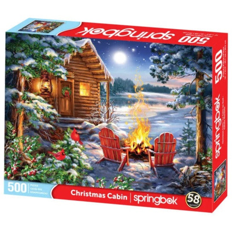 Christmas Cabin 500pc Puzzle