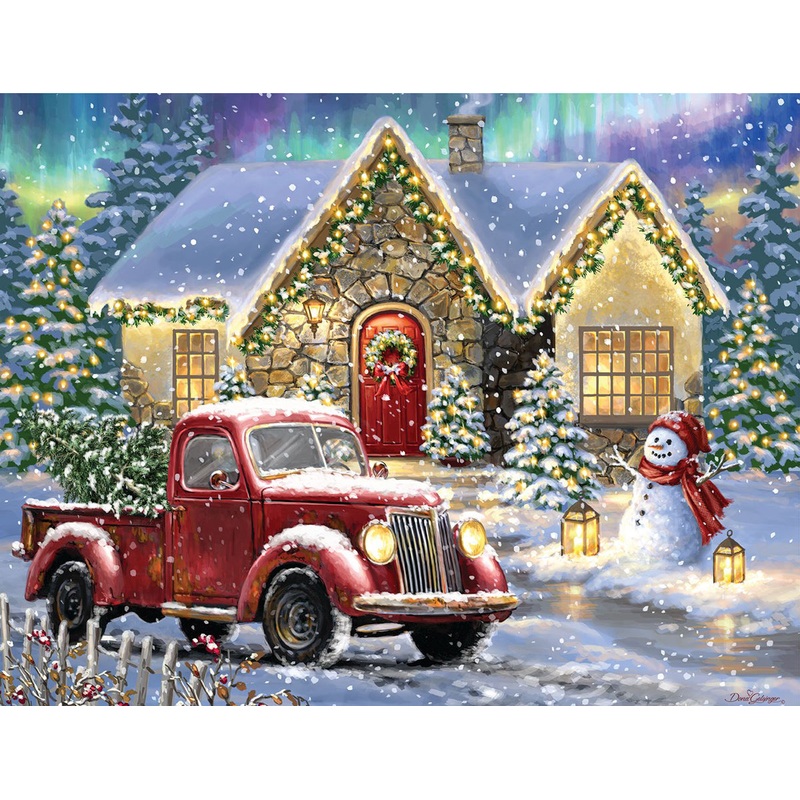 Christmas Light Lane 500pc Puzzle