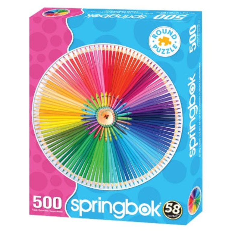 Crafty Colors Round 500pc Puzzle