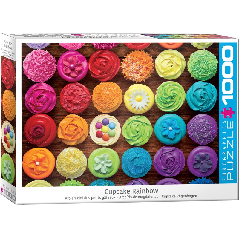 Cupcake Rainbow 1000pc Puzzle