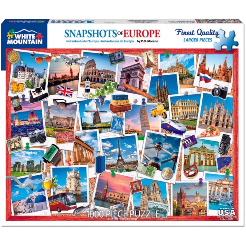 Snapshots of Europe 1000pc Puzzle