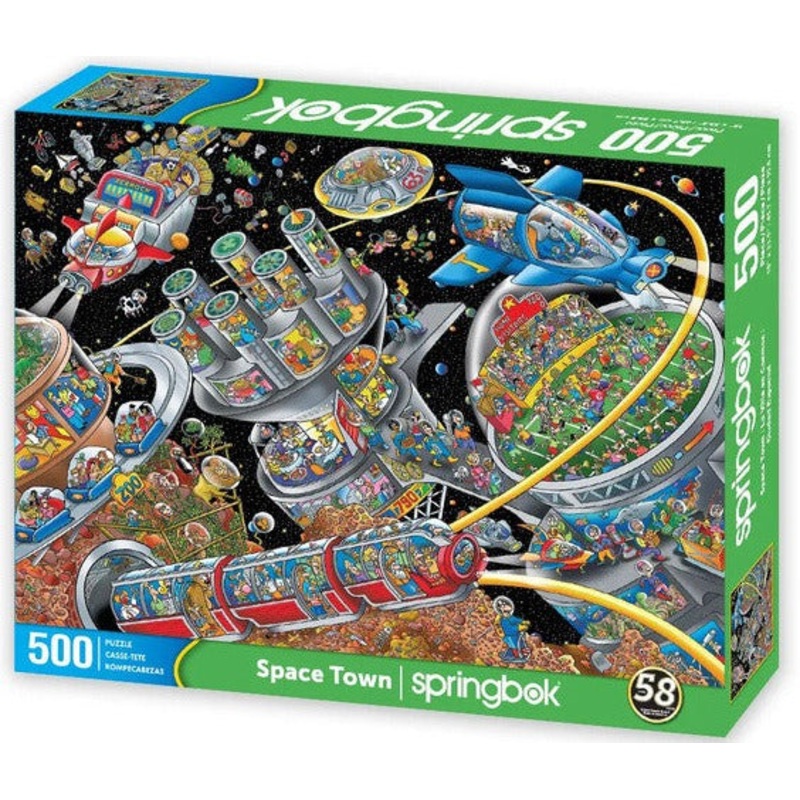 Space Town 500pc Puzzle