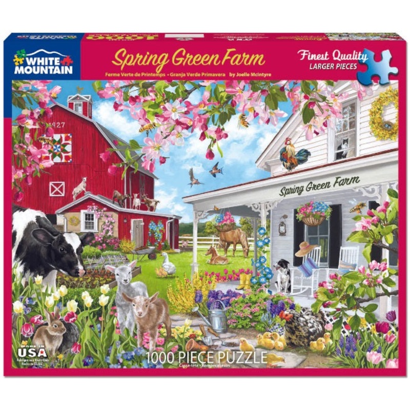 Spring Green Family 1000pc Puzzle
