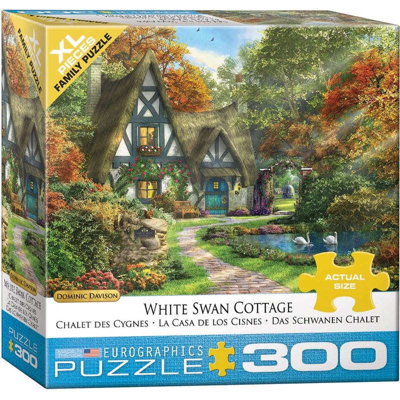 White Swan Cottage 300pc Puzzle